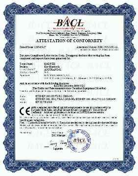 Radio EMC Health Certification CE RoHS